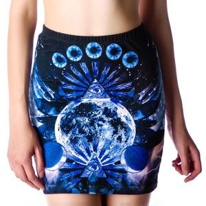 Evil Twin | Virtual Insanity Mini Skirt